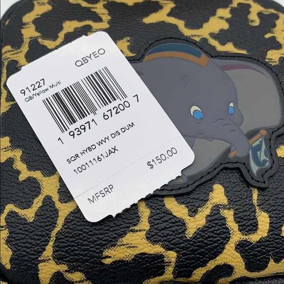 COACH SQUARE HYBRID POUCH W WAVY ANLPRINT & DUMBO - Picture 6 of 16